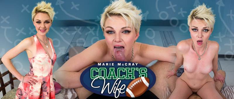 Coach's Wife - VR Porn Video - Marie McCray